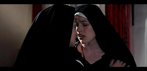  Hot lesbian nuns indulge their pussy fantasy